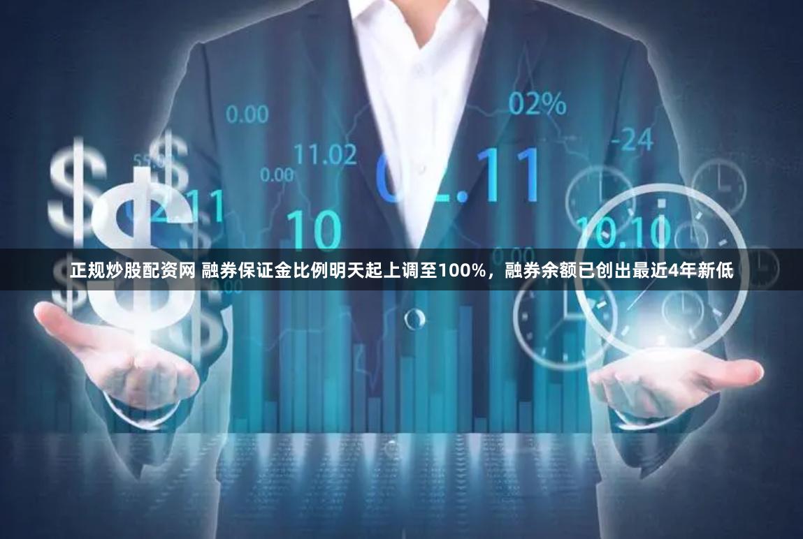 正规炒股配资网 融券保证金比例明天起上调至100%，融券余额已创出最近4年新低